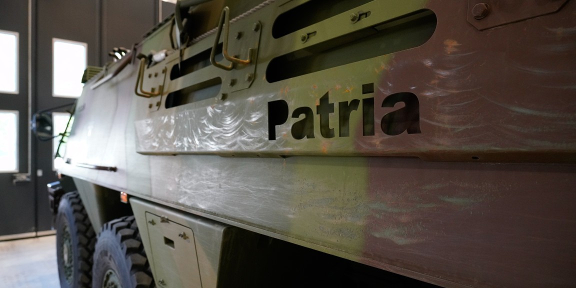 An image of a tank manufactured by Patria